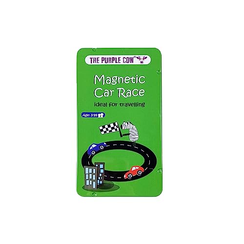 The Purple Cow 332333 Car Race Magnetic Travel Game