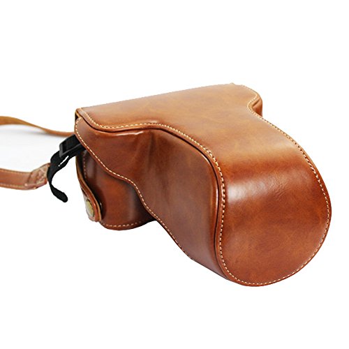 Sac de caméra en cuir Fuji XA3 avec protection complète et ceinture