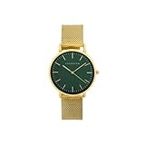 LUXENTER Orologio con metallo verde rifinito in oro 18K. Colore verde. Orologi da donna. Gioielli da donna - Modello Lici