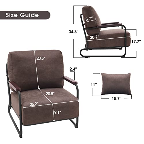 Sillón plegable Leathaire Tela Menta miniatura 3