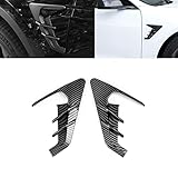 x xotic tech Side Marker View Camera Indicator Turn Signal Cover Trim, Carbon Fiber Pattern, Compatible with Tesla Model 3 Model Y with Autopilot 2.0-3.0