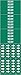 Brady 7132-3C-PK, Helium Pipe Marker with Arrows White on Green 3 per Card, 5 PK, Legend