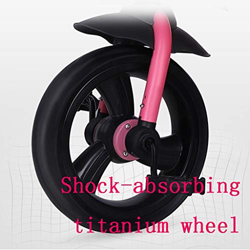 Tricycle Kids Trike, 3 Wheel Baby Childrens Pedal Guided Toddler With Push Chair Handle Removable Canopy Reversible Seat 8 Months - 6 Years Old (Color : White) #TOP3