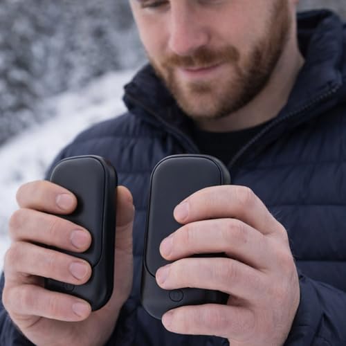 Chauffe-mains USB-C InGenious à recharge rapide avec diffusion thermique double face
