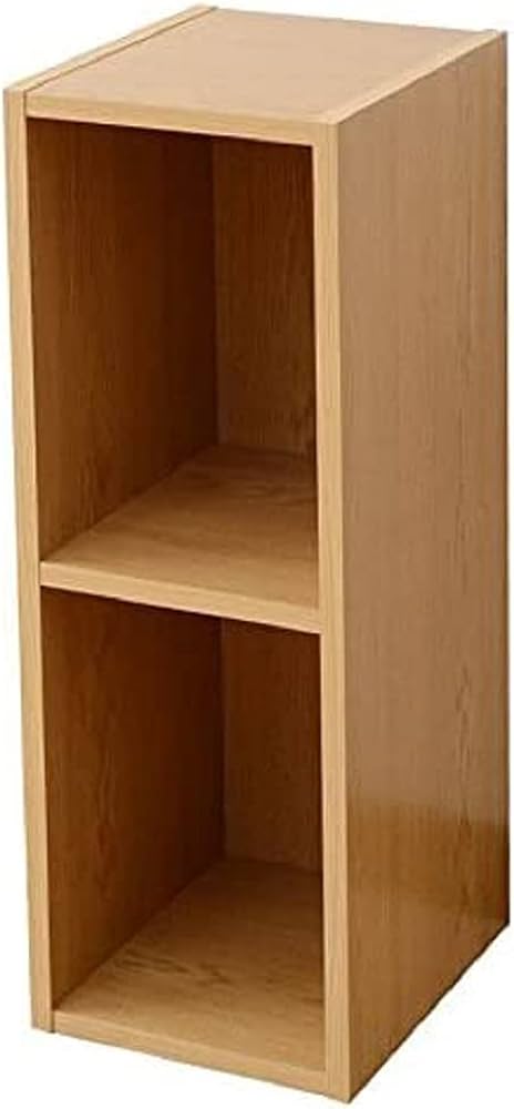 Amazon｜山善(YAMAZEN) A4収納 カラーボックス 2段 幅25 高さ74 ライト