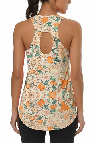 Cakulo Womens Plus Size Workout Tops Athletic Gym Yoga Loose