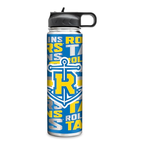 Rico Industries NCAA Rollins Tars Standard 22oz Stainless Steel Tumbler with Lid - Great For Coffee, Tea, Water or Cocktails