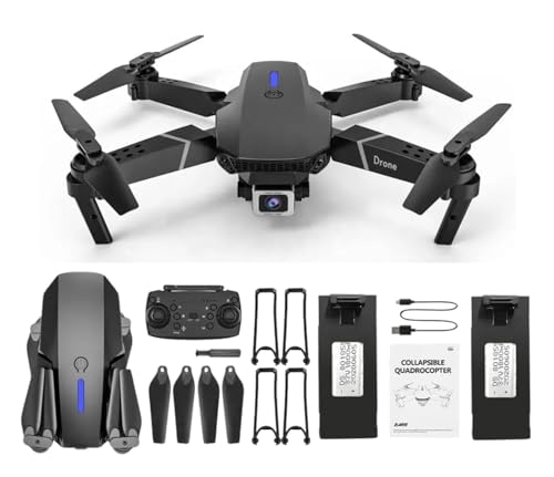 Image of WEADFAX Welvizhi-4K-Dual-HD-Camera-Professional-Folding-Drone-Brushless-Motor-WiFi-FPV-Quadcopter-Drone-4 (J1)