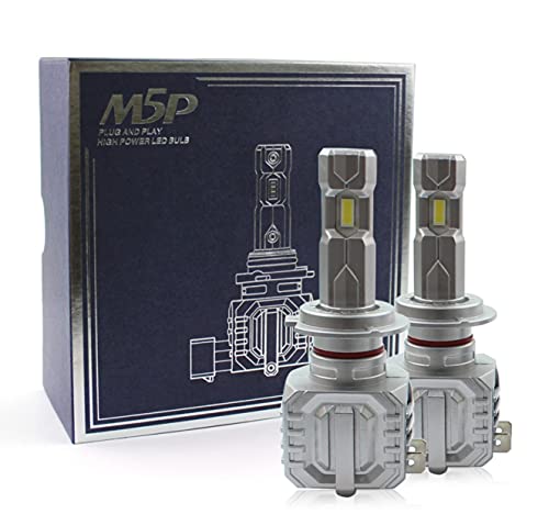 DIAMOND VISION LED M5P H7 LED Headlights, New 2021 OEM Size LED Headlights, 26000 Lumen, 90W power, 6500K, 2yr warranty (H7)