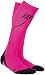 CEP Women’s Progressive+ Compression Run Socks 2.0, 20-30mmHg Compression, Pink/Black, Size 3