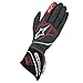 Alpinestars 3550317-1431-S TECH 1-ZX GLOVES, ANTHRACITE/BLACK/RED, SIZE S, SFI 3.3 LEVEL 5/FIA 88