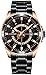 Fanmis Black Stainless Steel Luxury Sport Watches Mens Analog Quartz wrist Watch
