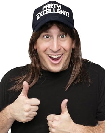 Wayne Campbell SNL Excellent- Wig/Hat 