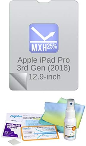 Photodon 25% Anti-Glare Screen Protector Compatible with the Apple iPad Pro 2018 12.9-inch Tablet with Installation and Care Kit