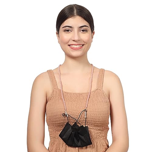 Image of Unisex Specs Holder Hook & Loop Anit Slip Eyewear Lanyard Beads Strap Chain