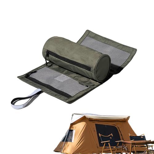 Trousse de toilette grande capacité : l'organisateur de voyage enroulable indispensable