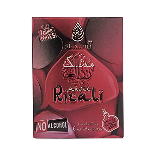 Al Nuaim Tofa Series | Mushk Rizali Alcohol Free Unisex Attar - 6ml | Concentrated Perfume Oil | Premium-Grade Oriental Attar | Long Lasting Fragrance