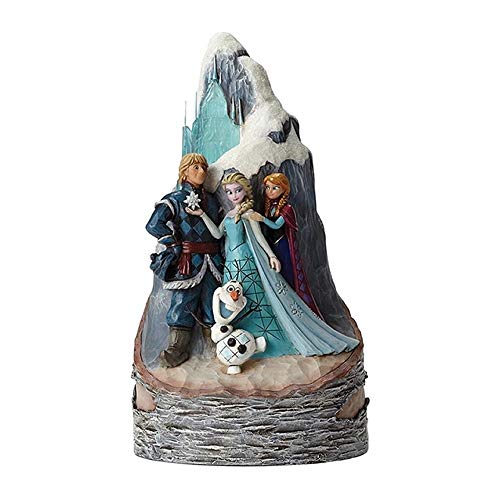 Jim Shore for Enesco Disney Traditions Frozen Carved by Heart Figurine, 9