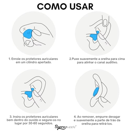 Protetor Auricular Tampao de Ouvido Abafador Barulho Moldavel Massinha Para Natação Estudos Trabalho