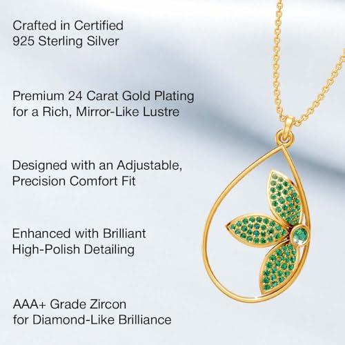 Image of Miss Highness 925 Silver Leaf Pendant Necklace for Women & Girls | Minimal Daily Wear | Silver Jewellery With Authenticity Certificate | Gift for Girlfriend Wife | With Chain Pendant