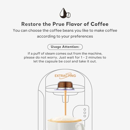 Capsule café réutilisable Bosch Tassimo 220ml inox avec tamper 51mm