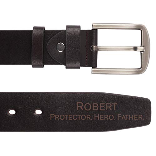 awofer Personalized Engraved Genuine Leather Belt for Men Best Dad Birthday Gifts Unique Gifts for Dad4