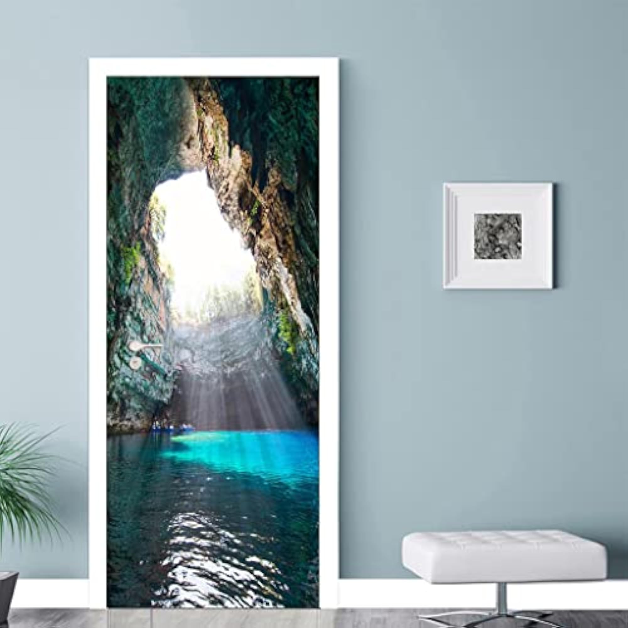 3D Door Sticker Removable Wall Sticker Wallpaper