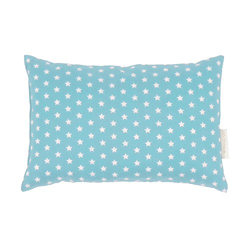 Formalind Cuscino in Pino Cembro. Fatto in Germania. Riempito con trucioli tirolesi di Legno di Pino Cembro 20x30 - Cuscino Decorativo contro l'insonnia e l'emicrania in 18 Colori! (Celeste)
