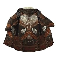 JJLLAZAD – JJLLAZAD Wikinger-Krieger-Rüstungsjacke Winter Warme Mittell