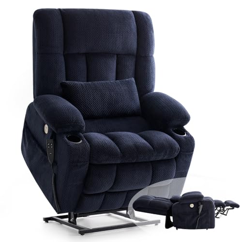 Dual Motor Power Lift Recliner Chair for Elderly, Infinite Position