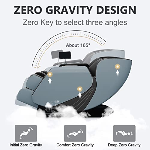 Bilitok Massage Chair Recliner With Zero Gravity Heating And Bluetooth Functions Foot Roller, Airbags, Neck Shoulder Back Calf And Foot Massager, Easy To Use At Office And Home #TOP1
