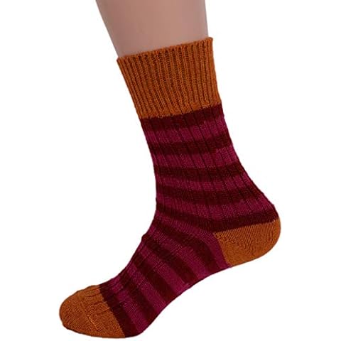Hirsch Natur, Ringel socks, 100% wool (controlled organic cultivation). - Multicolour - 8 Cover