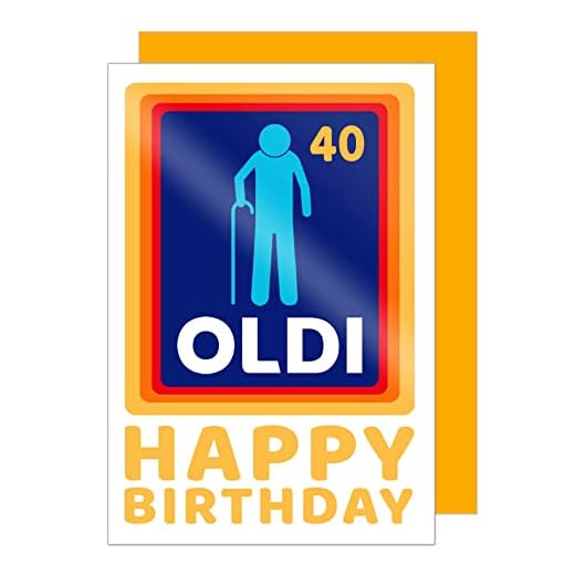Edition Seidel Tarjeta de felicitación de 40 cumpleaños con sobre. Tarjeta de felicitación de cumpleaños Billet Happy Birthday Humor divertido Hombre Oldi (GZ350-40 SW023)