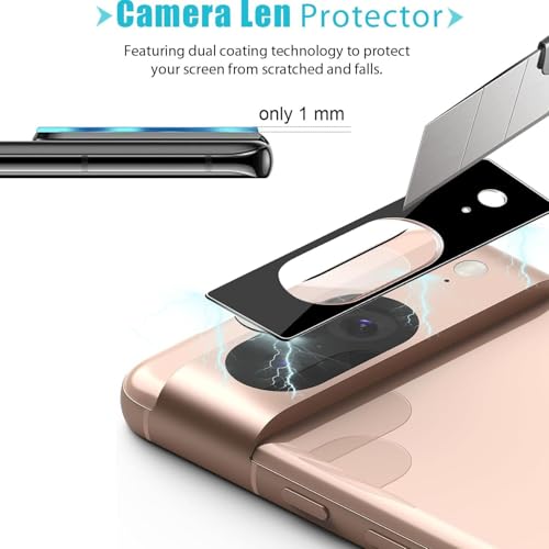 Image of Xmon Back Camera Lens Protector for Google Pixel 8 (1 Pack) Premium Camera Glass Protector Guard, Anti-Scratch, Ultra-Clear, Easy Installation