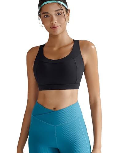 RUNNING GIRL Sports Bras for Women,Molded Cup Strappy Running High Support Sports Bras Workout Yoga Bra2