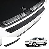 SINGARO Car Rear Bumper Protector, 42inch x3.4inch Car/SUV Universal Rubber Anti-Scratch Trunk Exterior Accessories