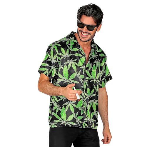 Chemise à motif WIDMANN pour homme à manches courtes idéale pour carnaval et festivals