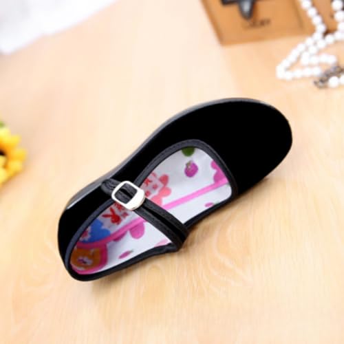 Girls Chinese Traditional Old Beijing Embroidered Cloth Shoes Performance Dancing Mary Jane Flats4