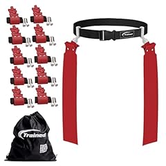 Red 10 Man Pop Flag Football Set