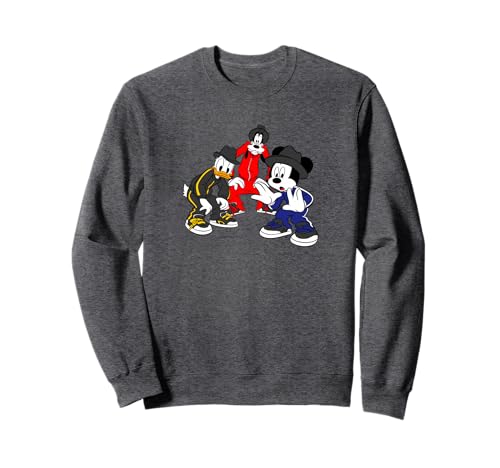 Sweatshirt Mickey and Friends style hip hop vintage pour homme et femme tendance