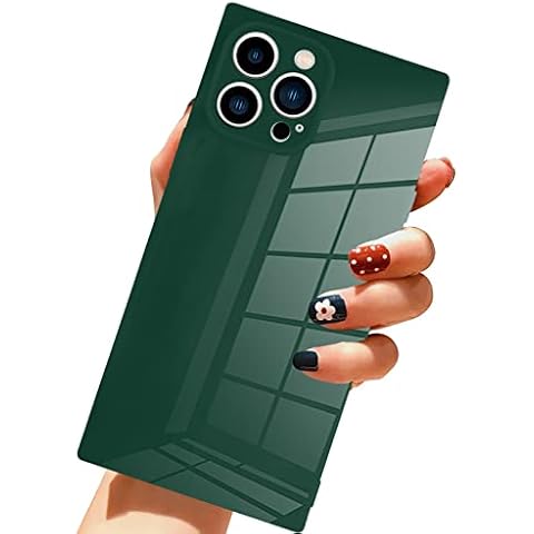 LSL Case for iPhone 14 Pro Green Soft TPU Bumper Anti-Drop Anti-Scratch Shock Absorption Protective Wireless Slim Cover Compatible with iPhone 14 Pro 6.1 Inch for Women Girls Men Cover