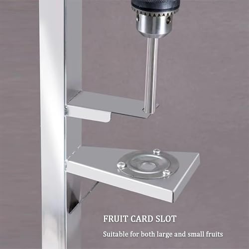 Herramienta de descorazonador de frutas de acero inoxidable portátil con hoja reemplazable y resorte de rebote automático para un fácil uso en la cocina en el hogar