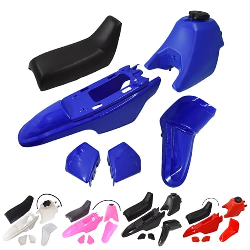 Plastic Mud Guard Body Seat Gas Tank & Seat With Screws Replacement for PW50 PY50 PW 50 Blue red black pink white
