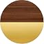 Gold & Walnut