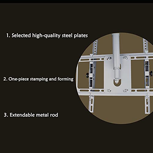 Support mural pour TV orientable argent afin d'éviter les reflets sur écran LED
