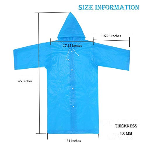 Thicker Reusable Raincoat Rain Poncho Jacket Slicker for Children Boy Girl Kids