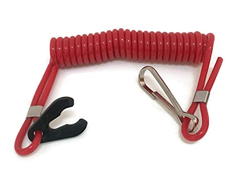 ITACO 1pcs Boat Motor Engine Safety Kill Stop Switch Lanyard 682-82556-00 for Yamaha Honda Tohatsu Nissan Mercury Quicksilver Mercruiser Sierra MP28860 Outboard Motors 2/4-stroke Engine