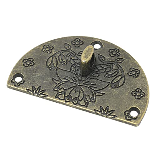 Image of Vintage Password Padlock Antique Bronze Zinc Alloy Lock Latch Hasp for Jewelry Box, Cabinet