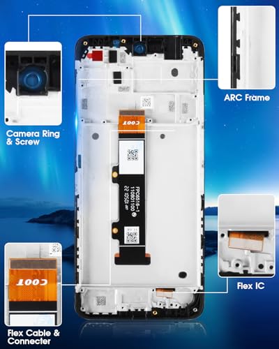 ARSSLY Schermo LCD per Motorola Moto E32s XT2229