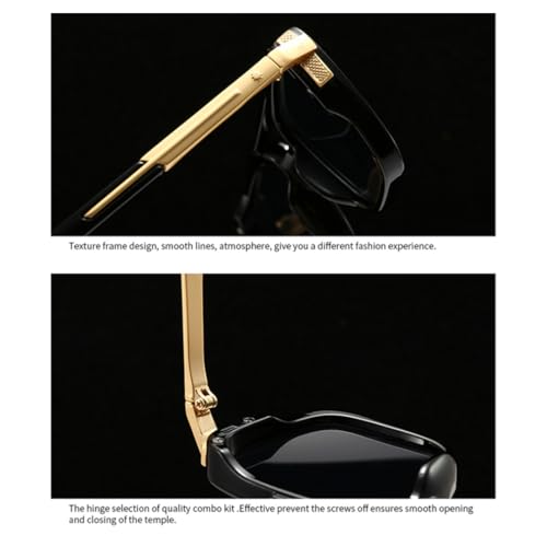 Lunettes de soleil rétro double pont pour bloquer les reflets